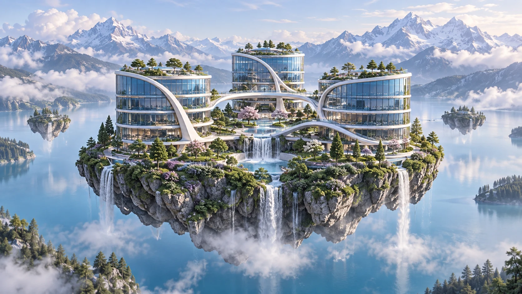 Smart Buildings concept world